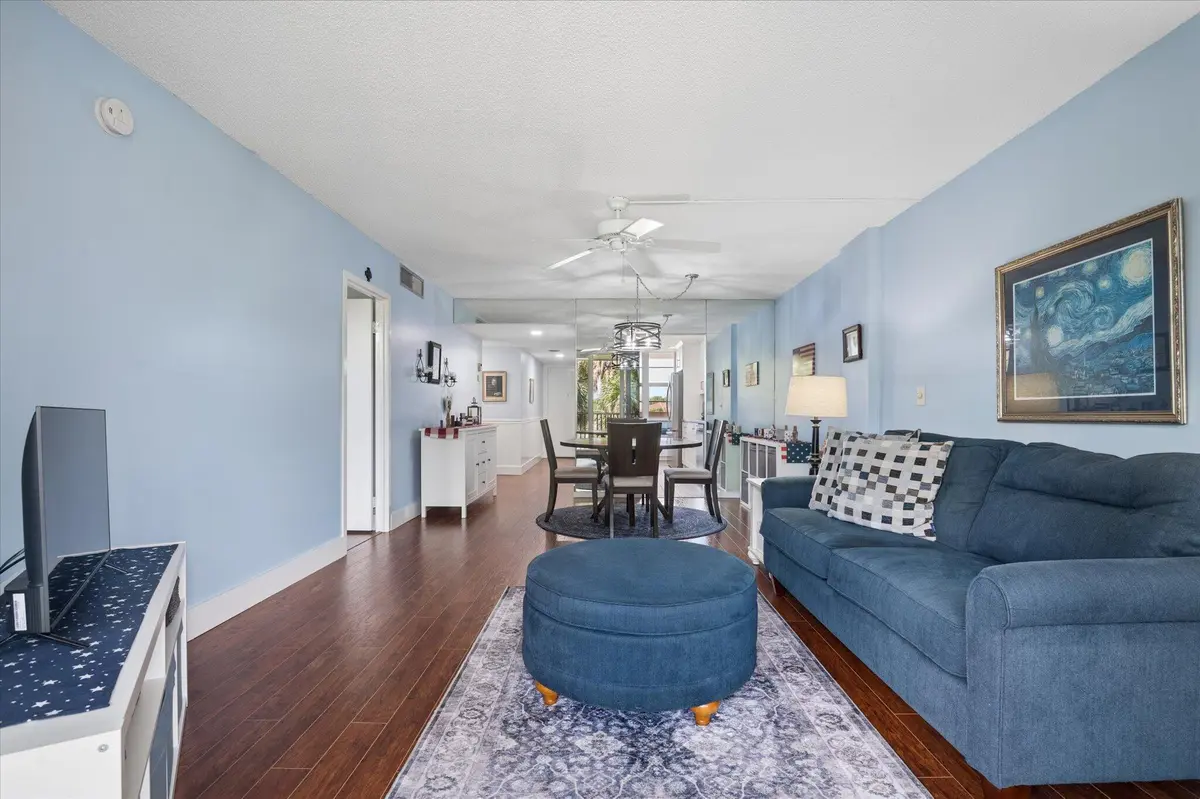 Living & Dining Room at 250 Jacaranda Drive 408, Plantation