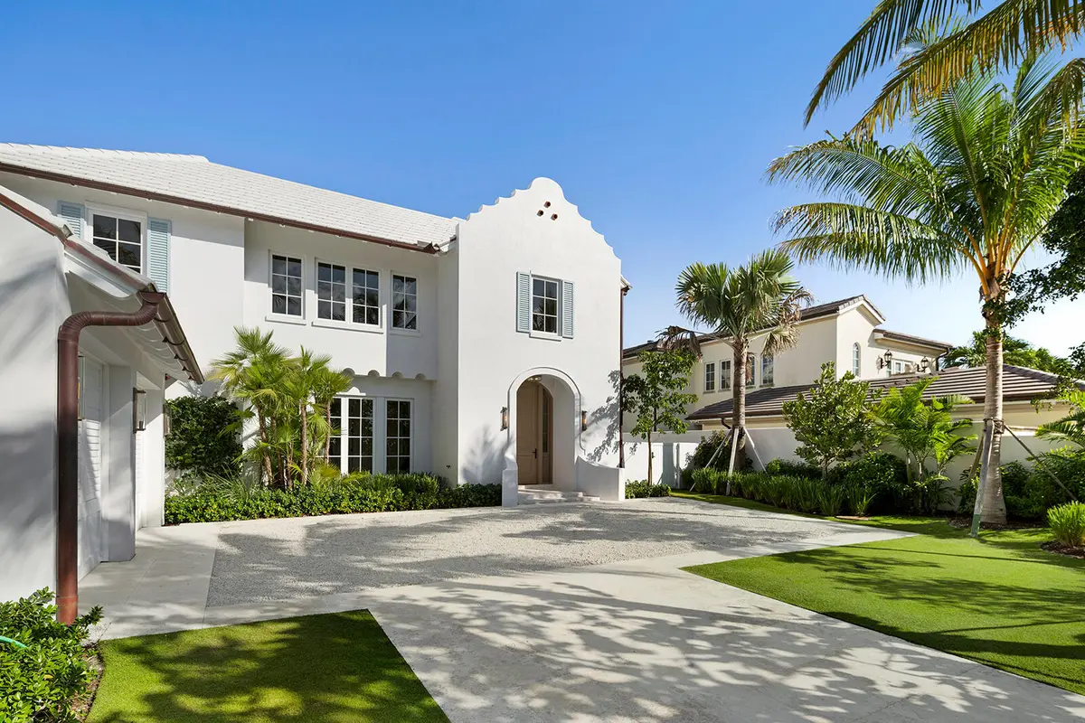 Exterior Front at 2219 Ibis Isle  Road, Palm Beach