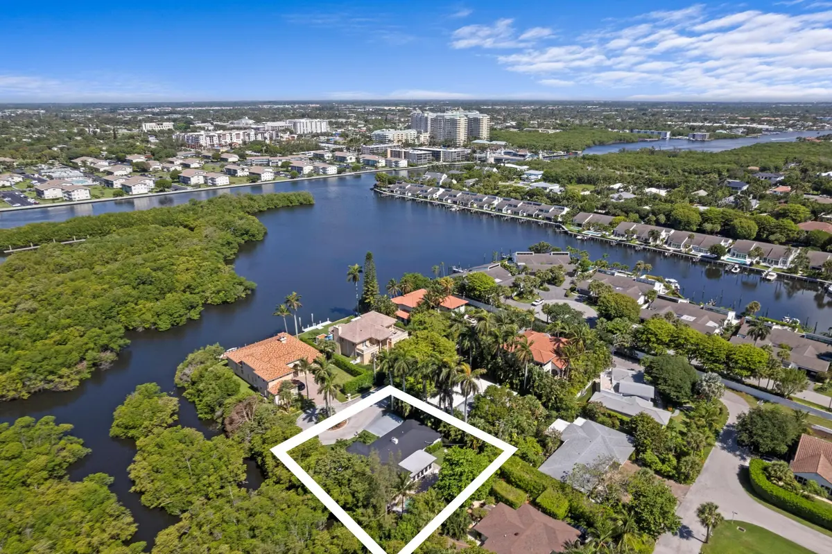 Aerial Neighborhood View at 35 Anna Street, Boynton Beach