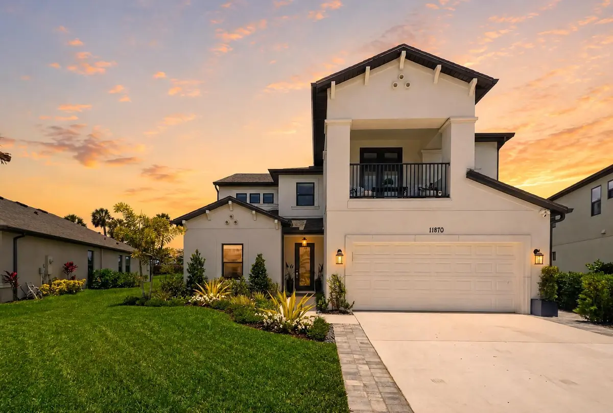 front sunset at 11870 SW Macelli Way, Port St. Lucie