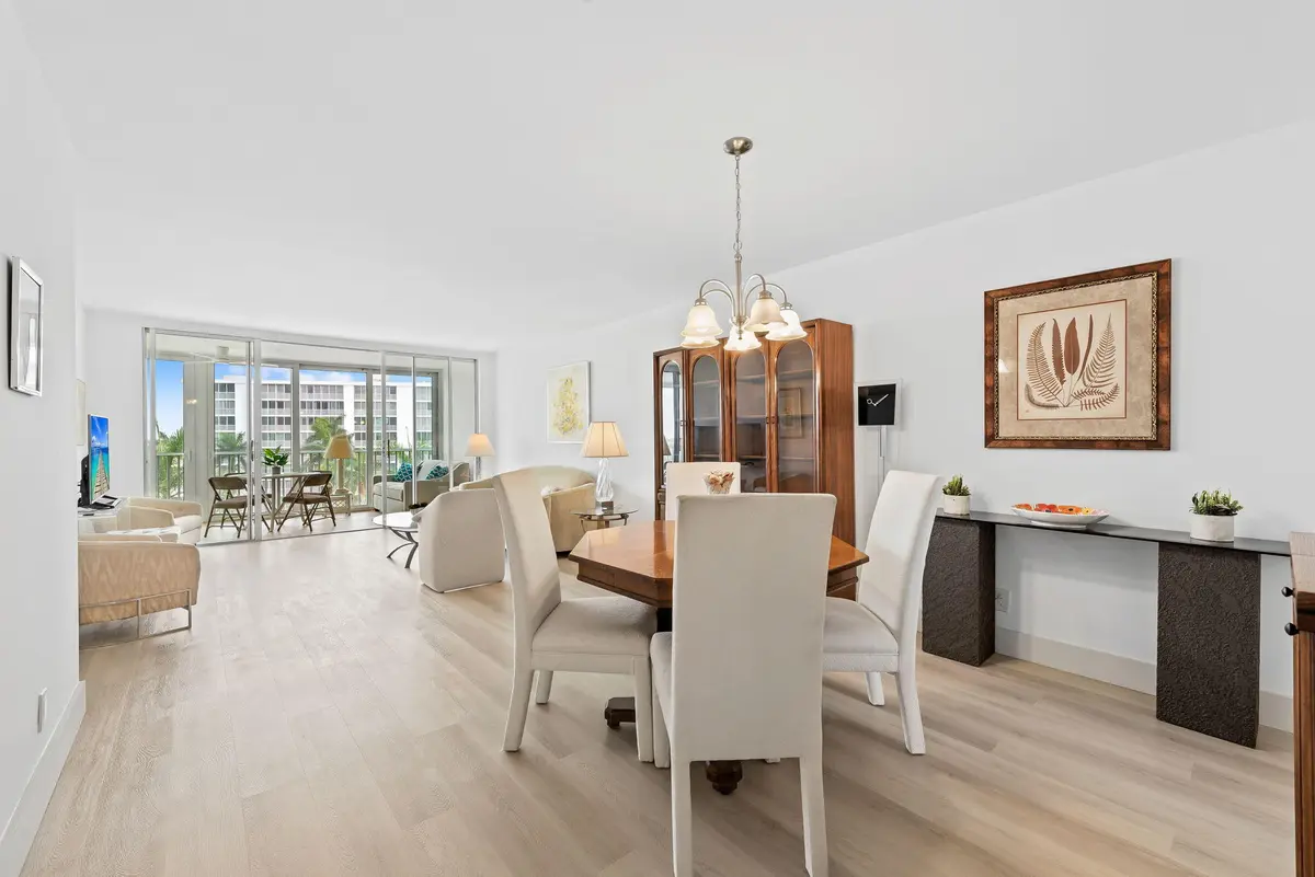 dining to living room at 3300 S Ocean Boulevard 723-c, Highland Beach
