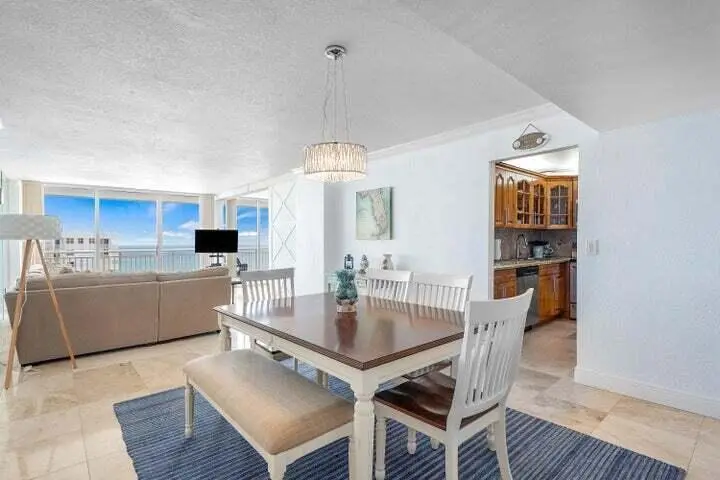Dining/Living Room at 3546 S Ocean Boulevard 923, South Palm Beach