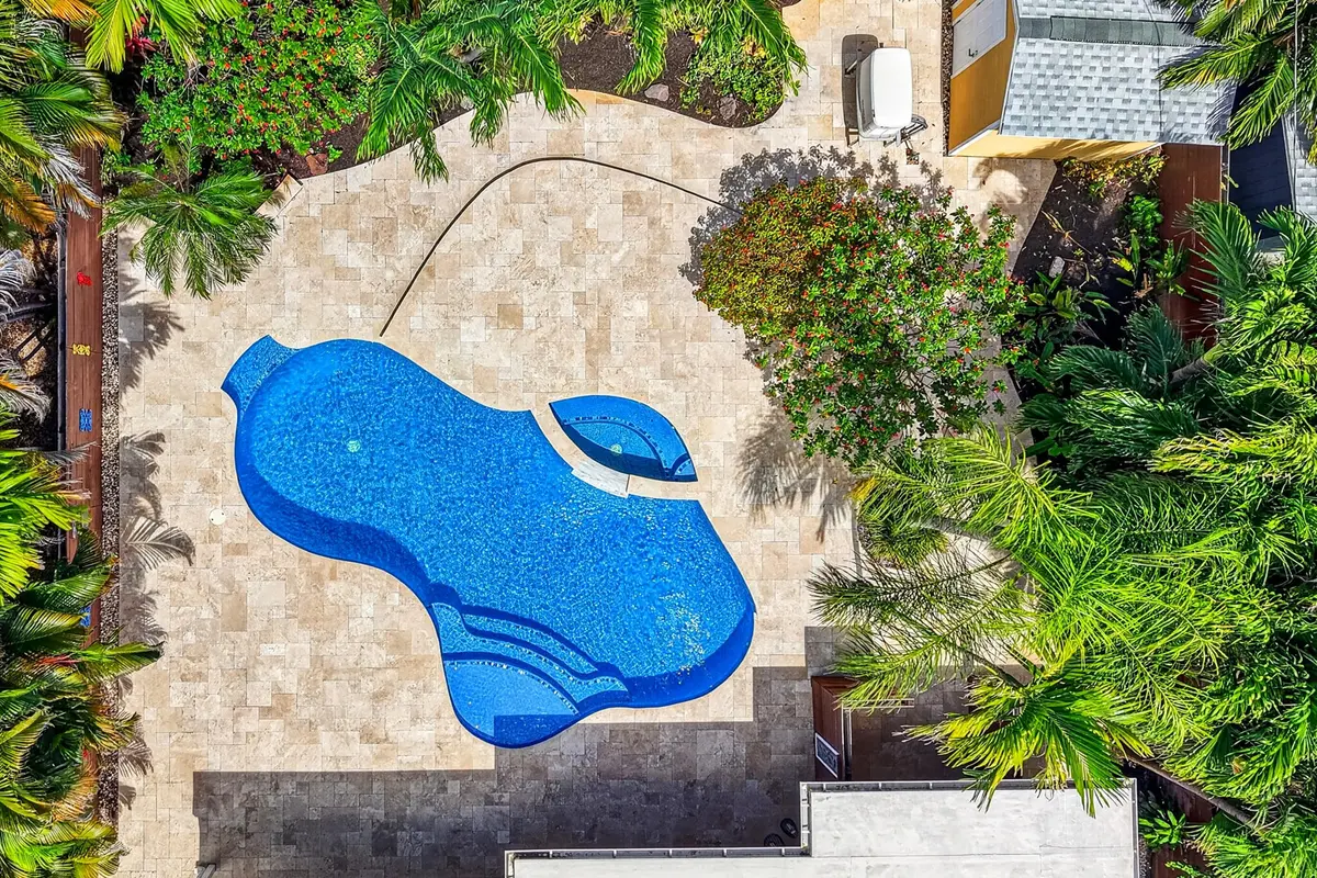 24 Aerial View of Pool Deck and Tropical at 1426 NE 17th Avenue, Fort Lauderdale