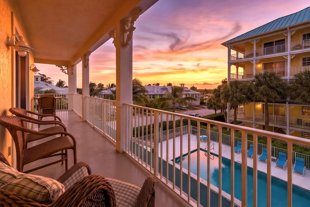Sunset at 800 Juno Ocean Walk 303, Juno Beach
