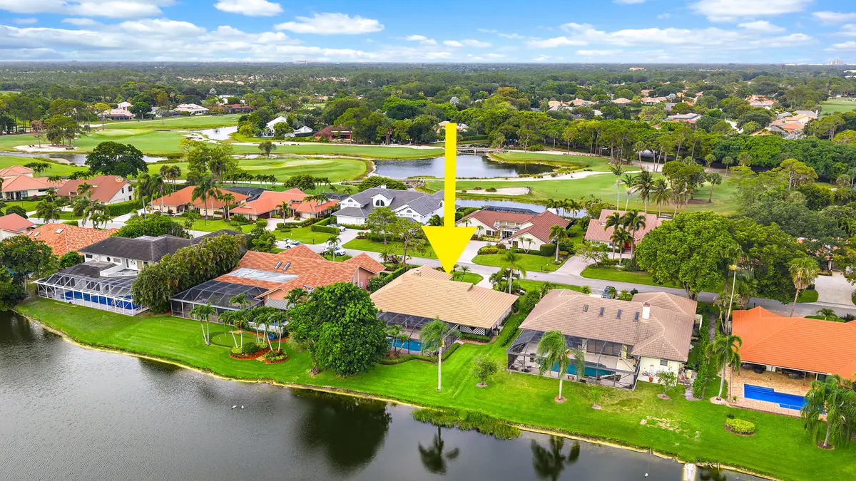 Aerial at 28 Marlwood Lane, Palm Beach Gardens