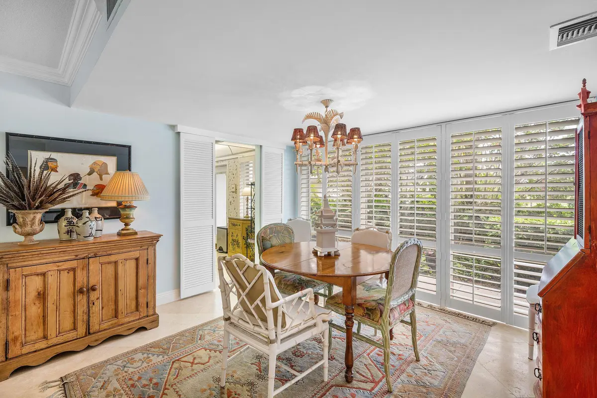 Dining Area at 4233 A Quail Ridge Drive Sandpiper, Boynton Beach
