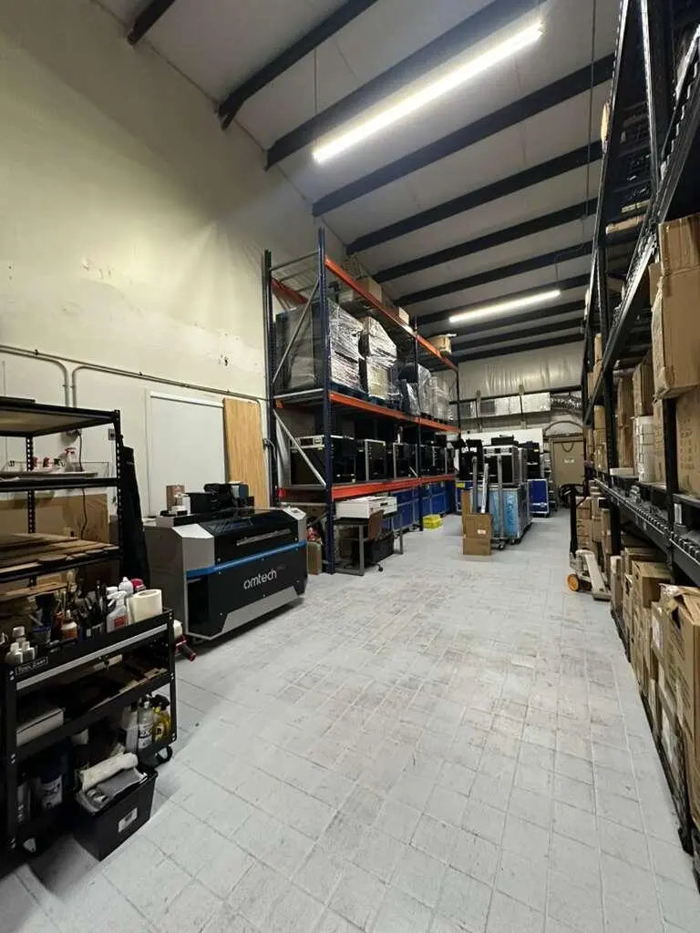 Forklift space between shelving at 1256 SW Biltmore Street, Port St. Lucie