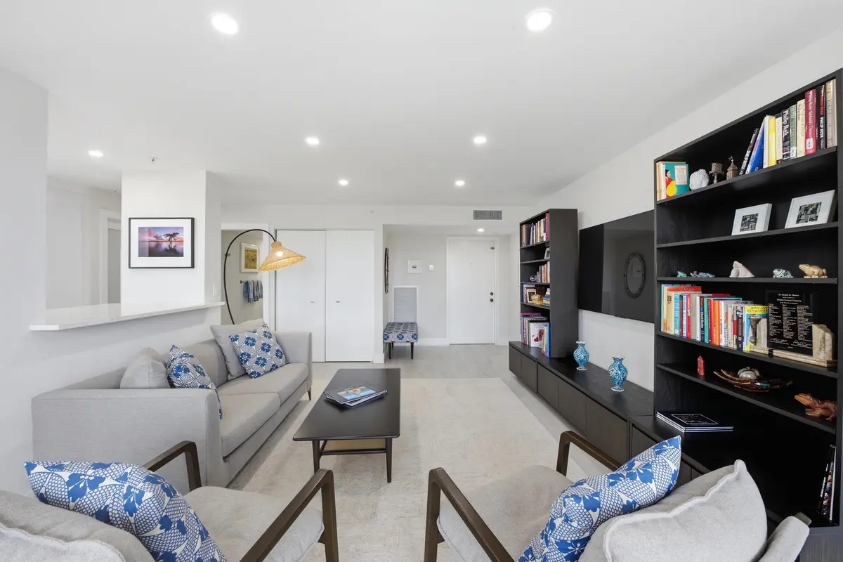 Living Room at 7768 Lakeside Boulevard 515, Boca Raton
