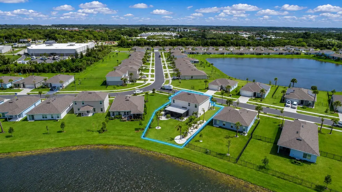 Aerial at 102 Pummelo Place, Fort Pierce