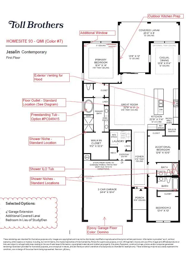 FLOORPLAN - PHOTO at 10222 Timber Creek Way, Palm Beach Gardens