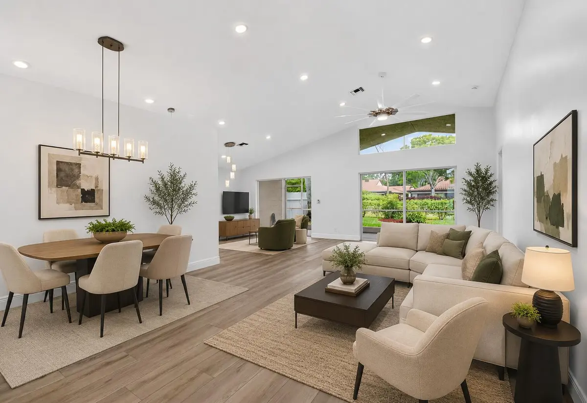 GREAT Open Plan - VIRTUAL STAGED at 5891 Royal Isles Boulevard, Boynton Beach