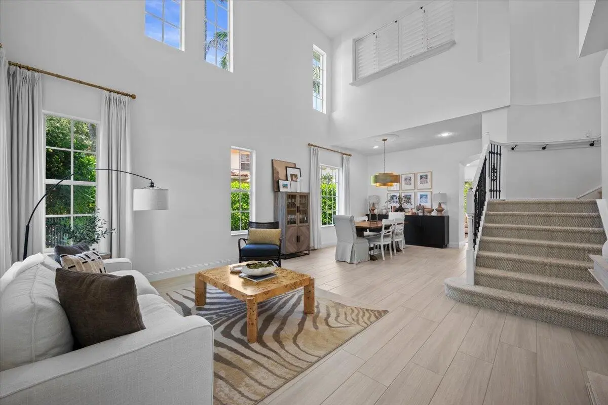 Grand Great Room Entry at 2104 Spring Court, Palm Beach Gardens