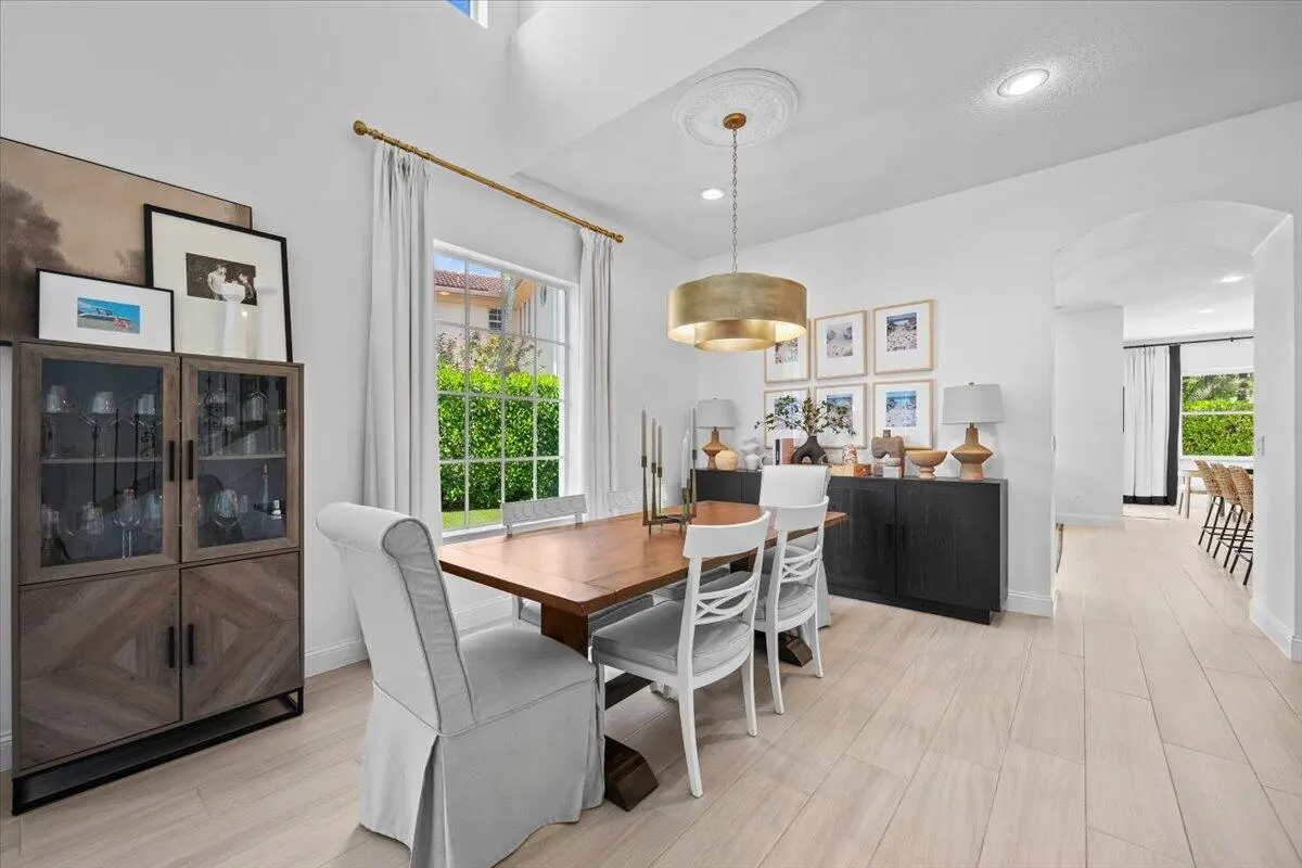 Separate Dining Area at 2104 Spring Court, Palm Beach Gardens
