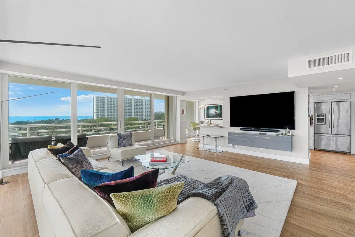 LIVING ROOM at 4201 N Ocean Boulevard 601, Boca Raton