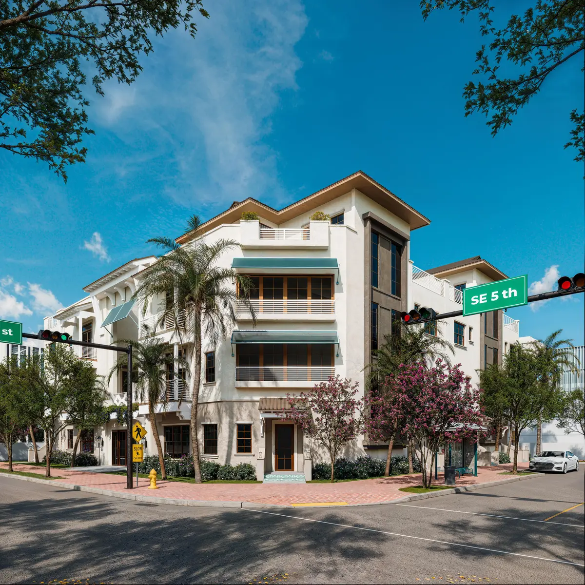 15 - Exterior Corner at 102 SE 5th Avenue 2, Delray Beach