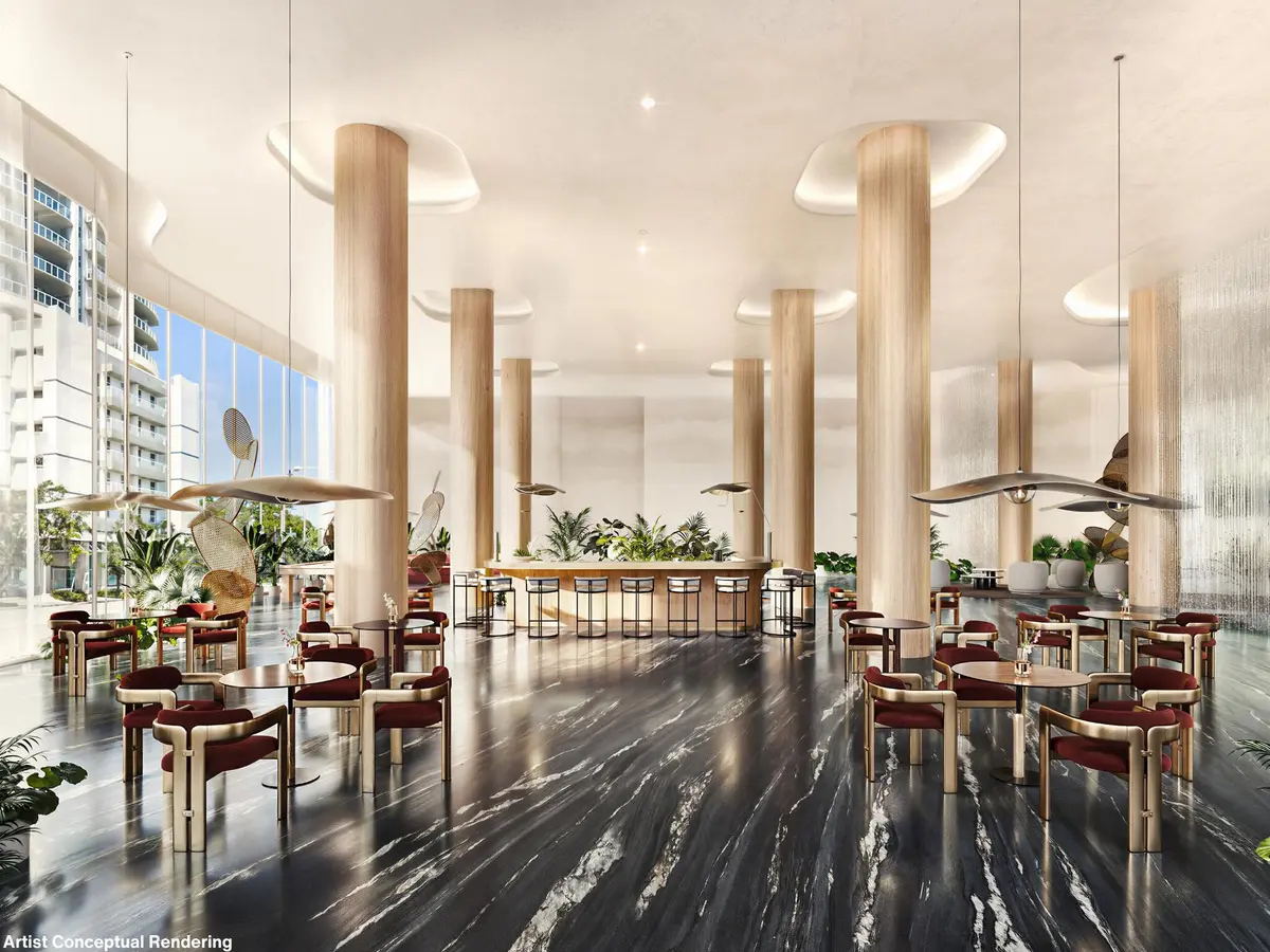 Resident Lobby at 300 NE 3rd Avenue 606n, Fort Lauderdale