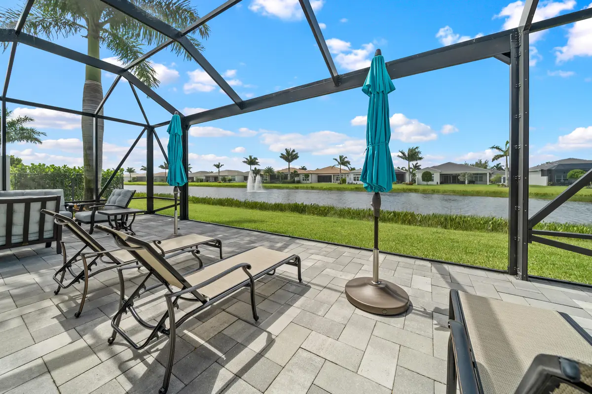 Oversized screened lanai at 12879 Parrot Pond Road, Boynton Beach