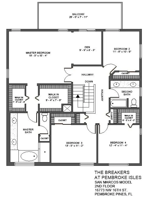 San Marcos 2nd Floor 4 at 16773 NW 16th Street, Pembroke Pines