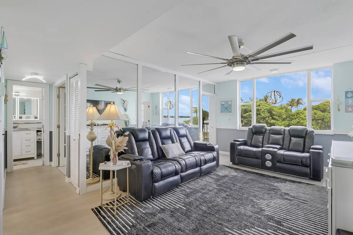 living room at 1820 New Palm Way 202, Boynton Beach