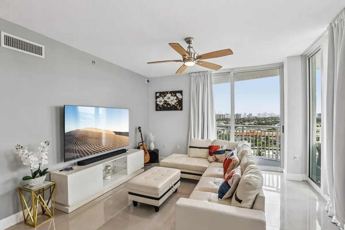 Living Room at 1755 E Hallandale Beach Boulevard 1207 E, Hallandale Beach