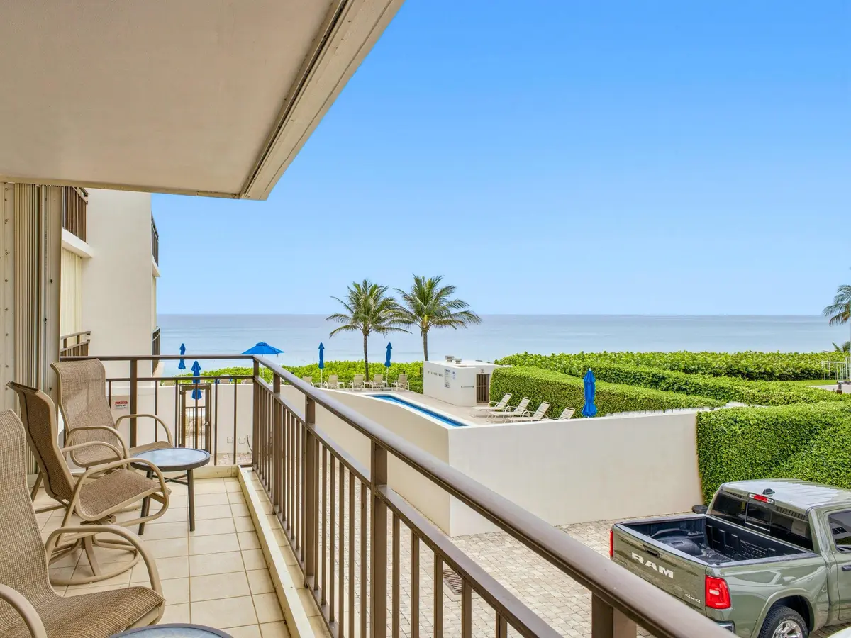 Balcony View at 3009 S Ocean Boulevard 205, Highland Beach