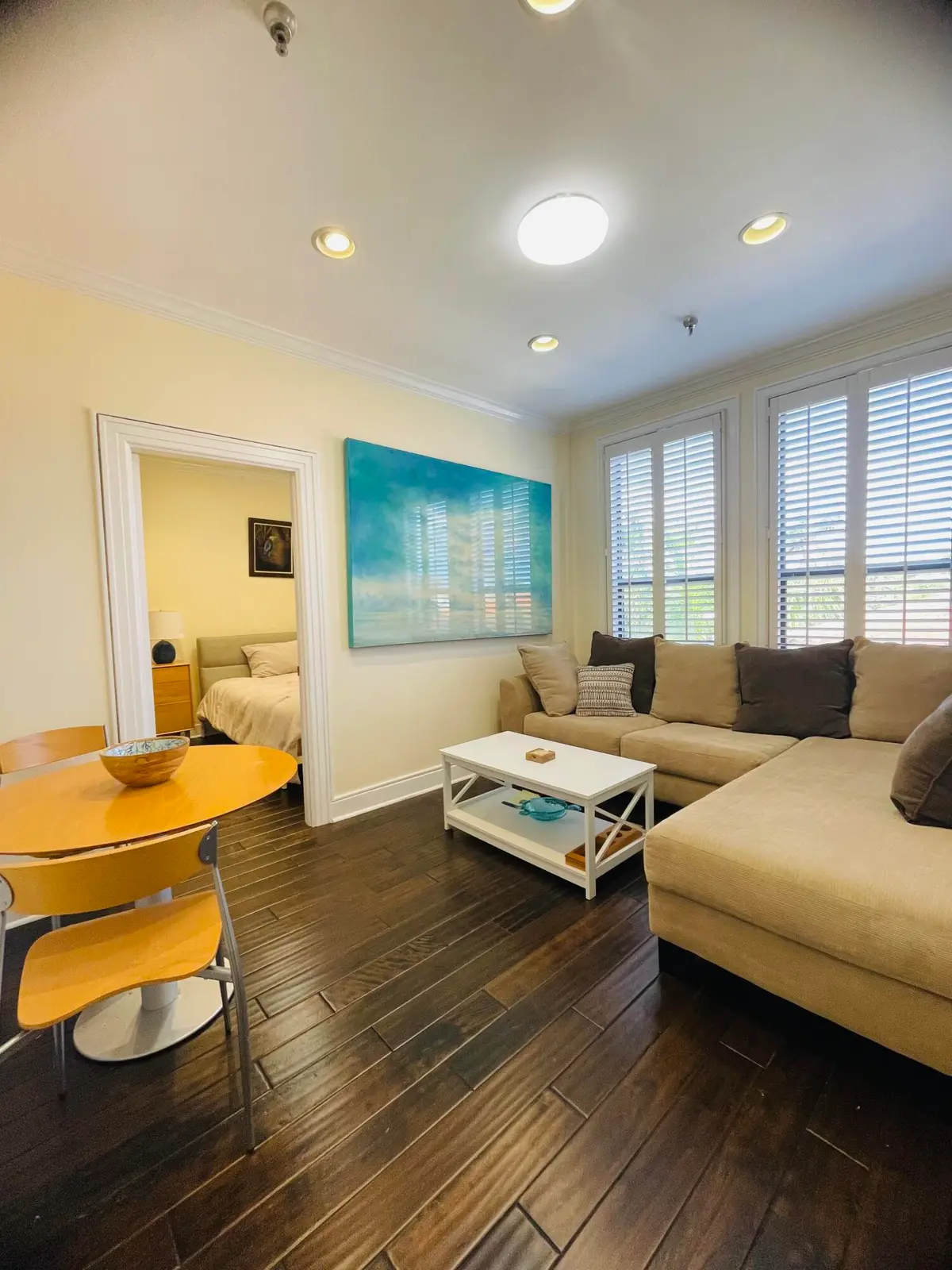 Living Room at 235 Sunrise Avenue 2262, Palm Beach