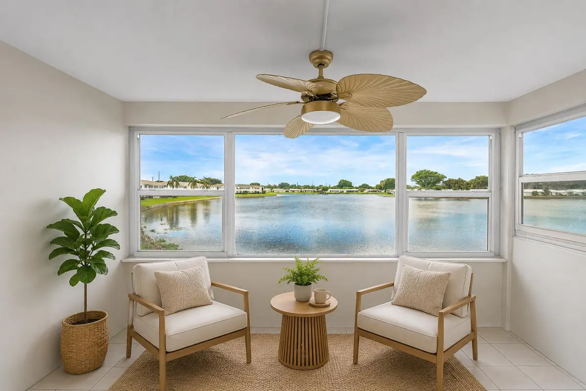 Florida Room (Virtually Staged) at 1116 Lake Terrace 207, Boynton Beach