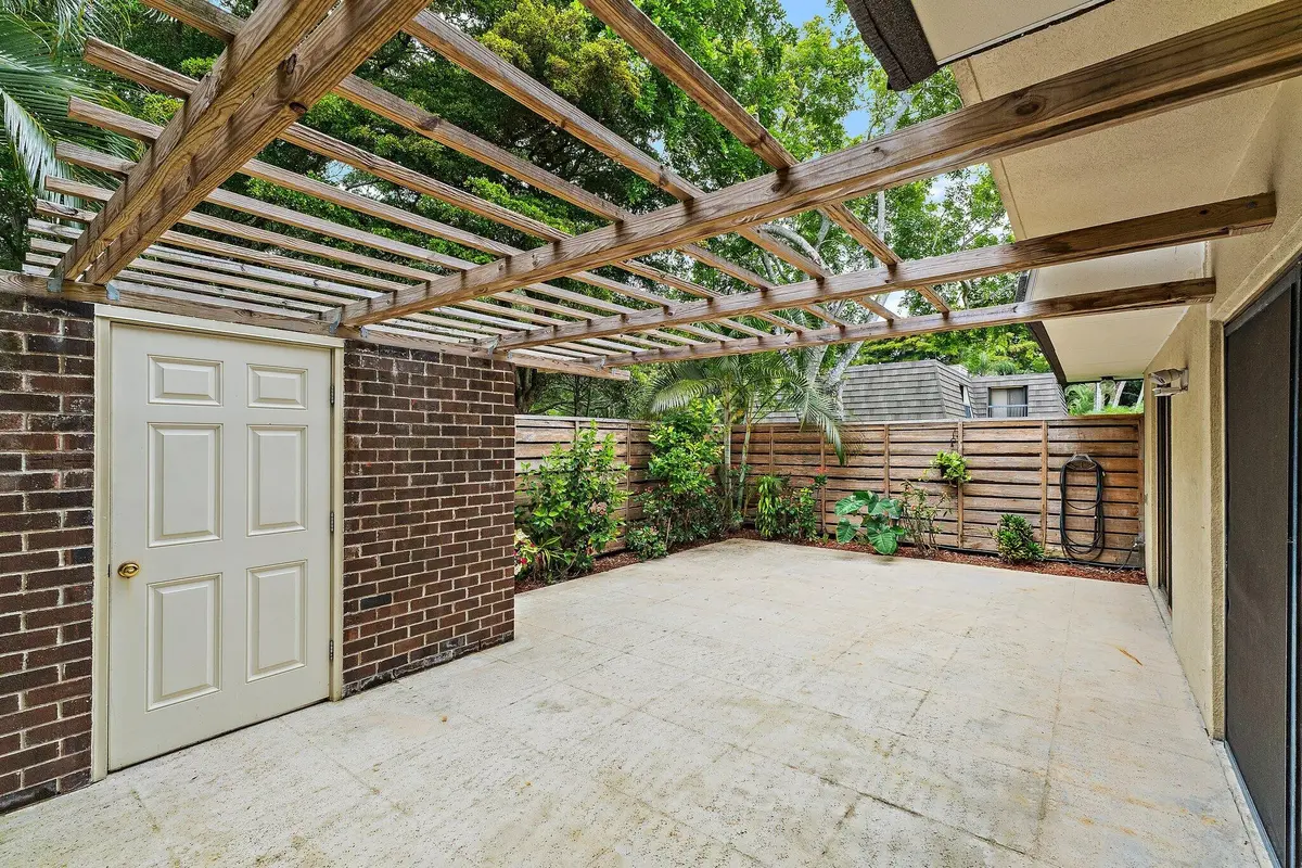 Private Patio at 108 1st Terrace, Palm Beach Gardens