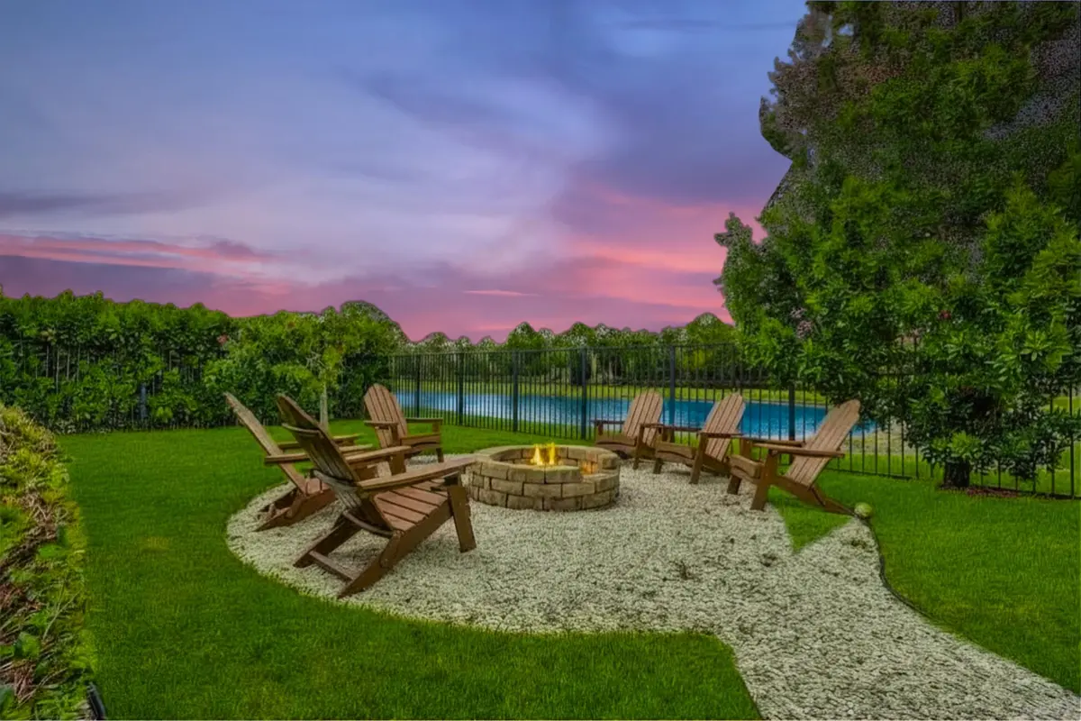 Fire-Pit at 15822 Orchard Drive, Westlake
