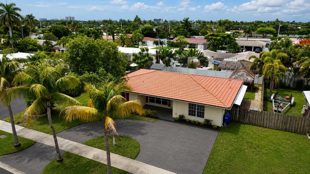 Aerial View 1 at 420 SE 4th Court, Pompano Beach