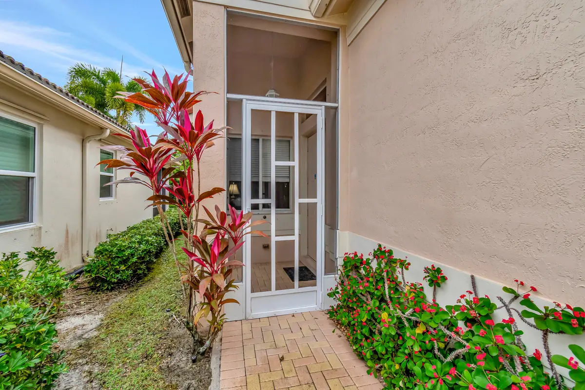 Enclosed Front Patio at 9635 Sandpiper Shores Way, West Palm Beach