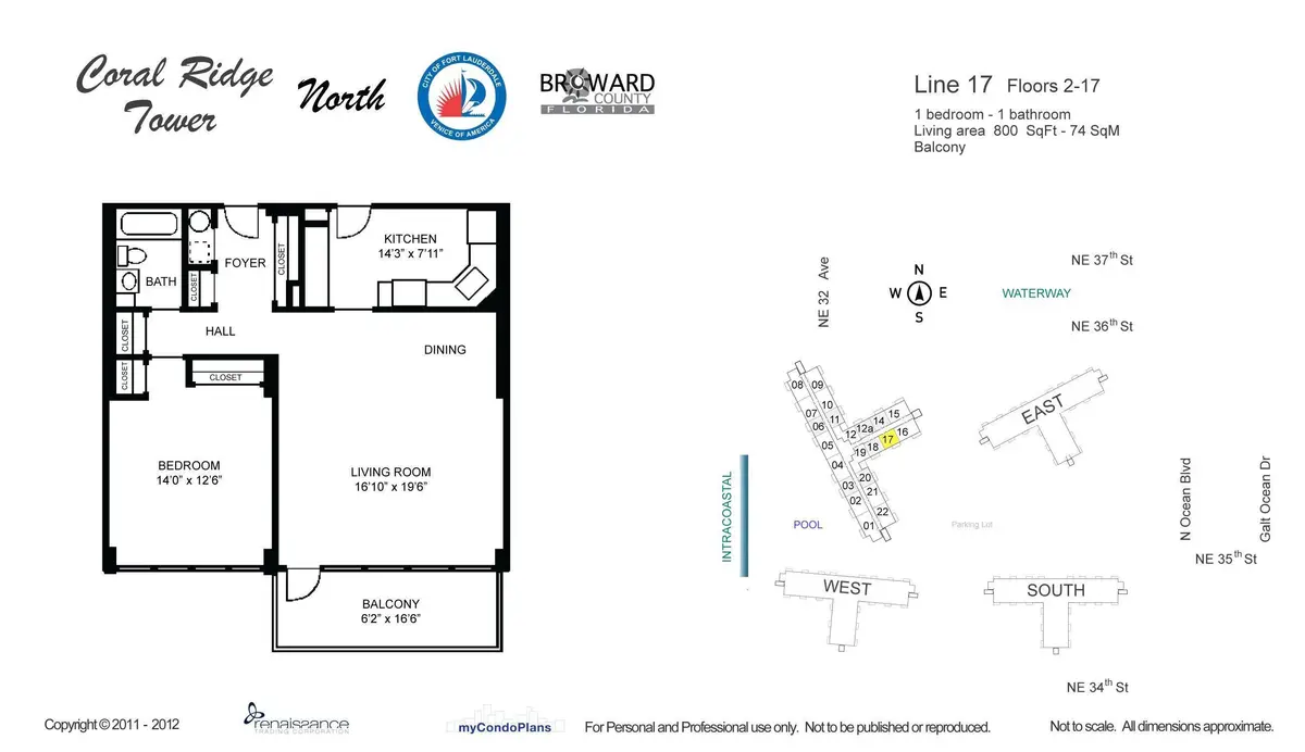 Floor Plan 5506808 at 3200 NE 36th Street 1417, Fort Lauderdale