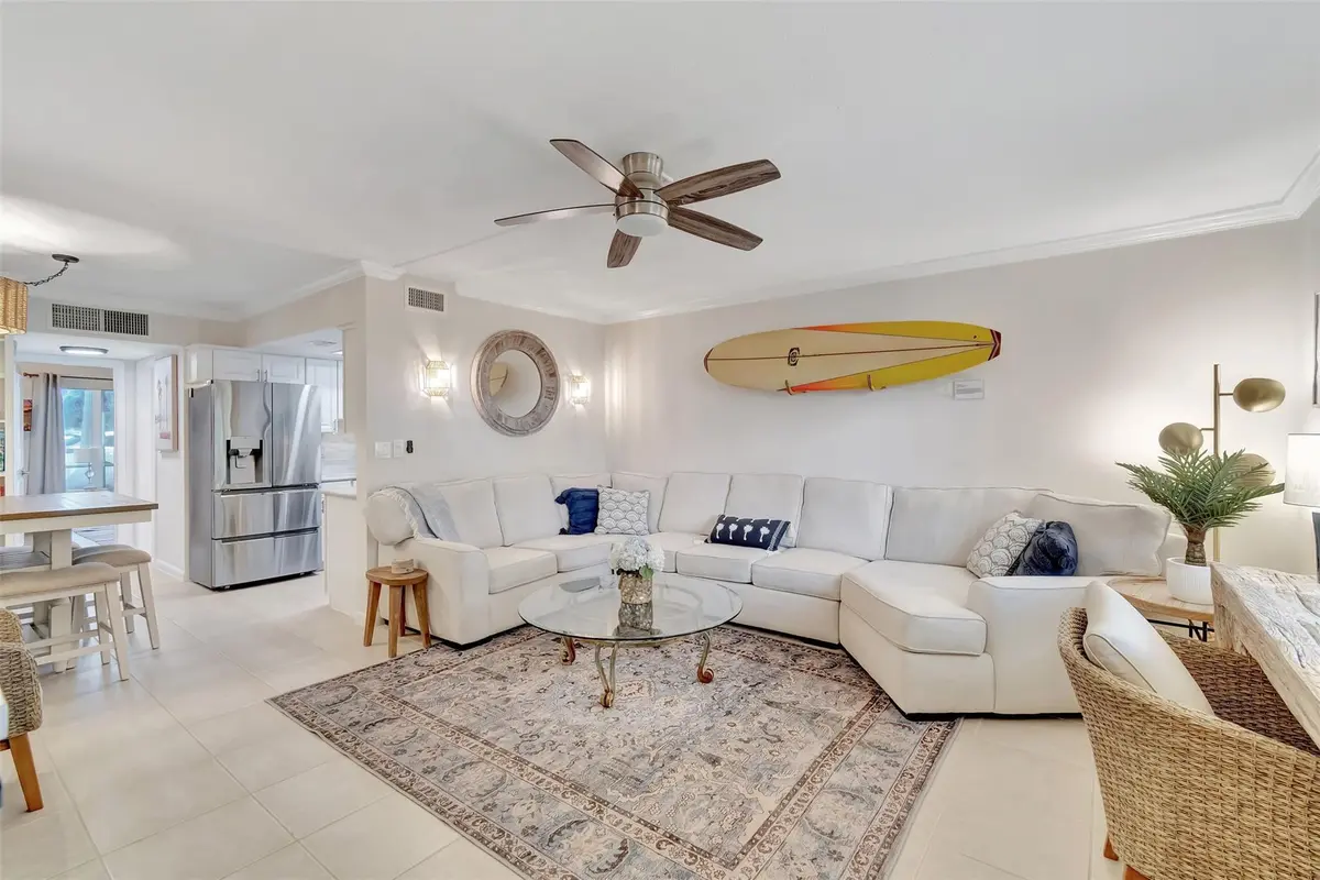 Living Area at 1700 S Ocean Boulevard 4, Delray Beach