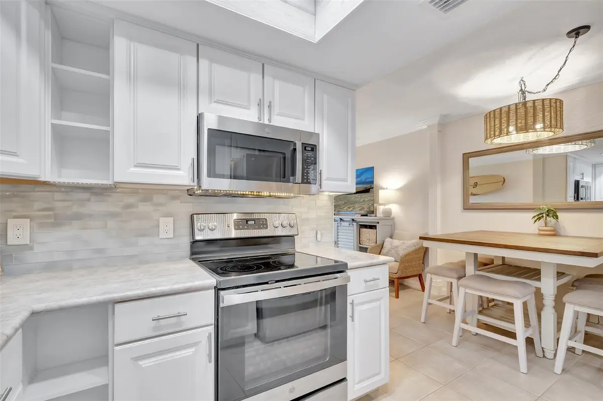 Updated kitchen at 1700 S Ocean Boulevard 4, Delray Beach