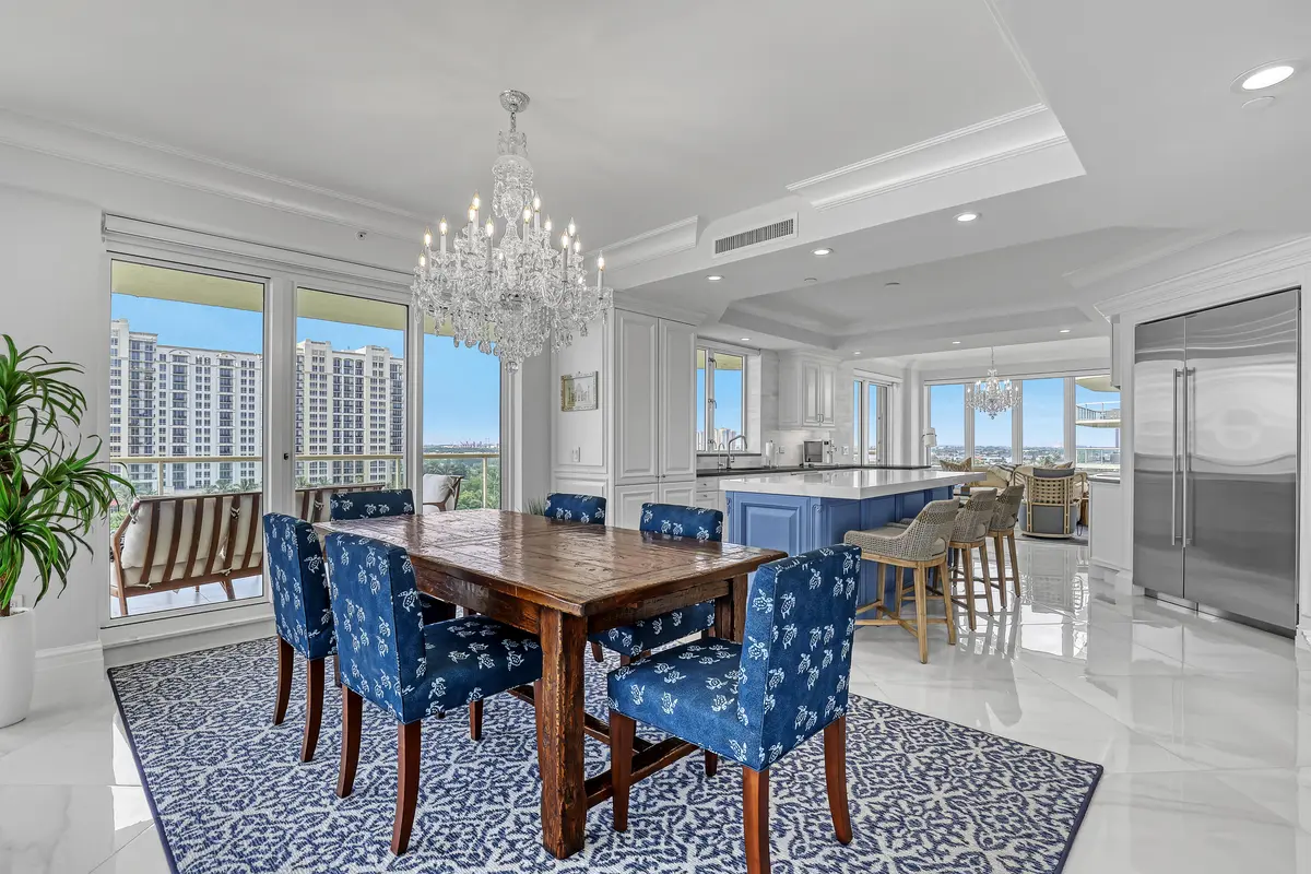 Dining Room at 3920 N Ocean Drive 9b, Singer Island