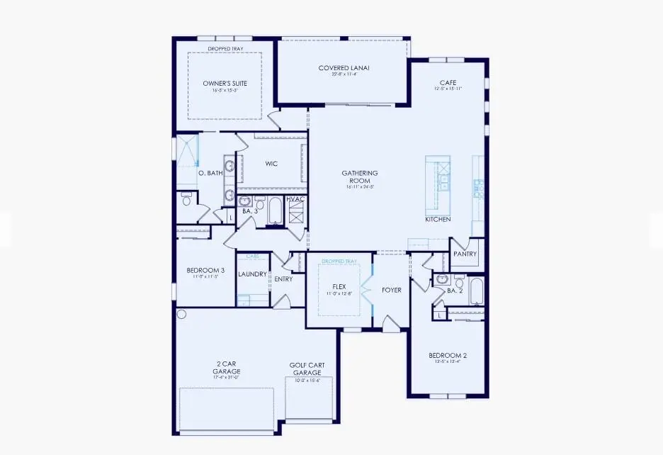 797 Floorplan at 13603 SW Vermillion Circle Stellar 797, Port St. Lucie