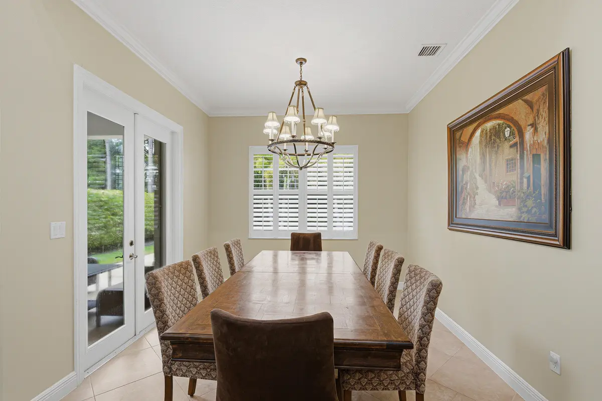 Dining Area at 946 Mill Creek Drive, Palm Beach Gardens