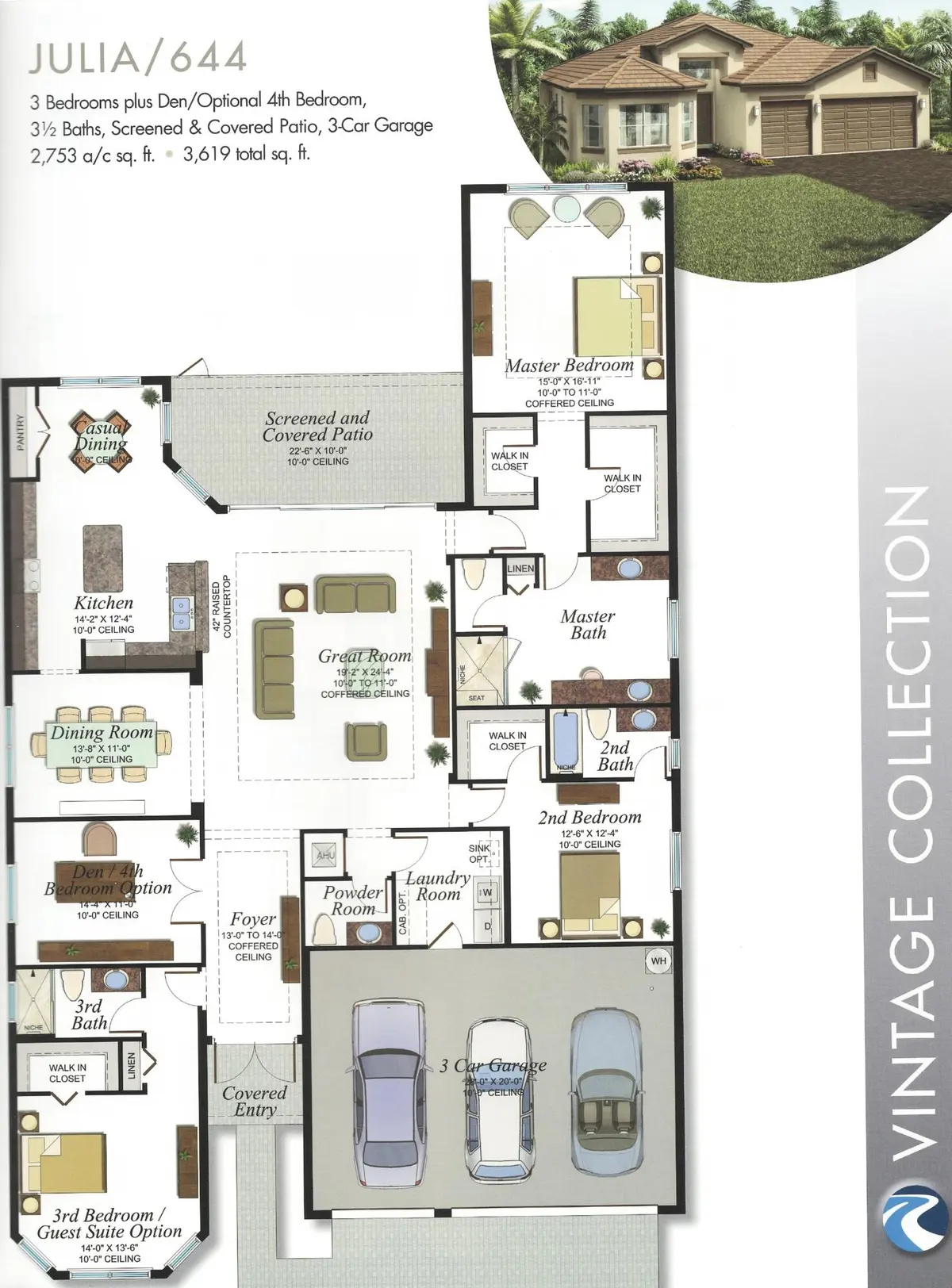 FLOOR PLAN at 11051 SW Ivory Springs Lane, Port St. Lucie
