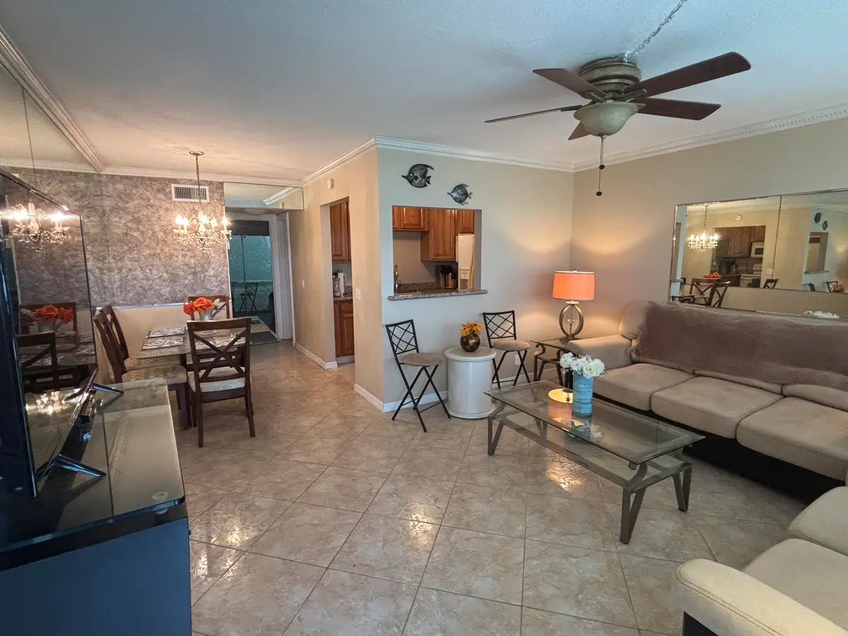 Living Room at 170 Horizons 110, Boynton Beach