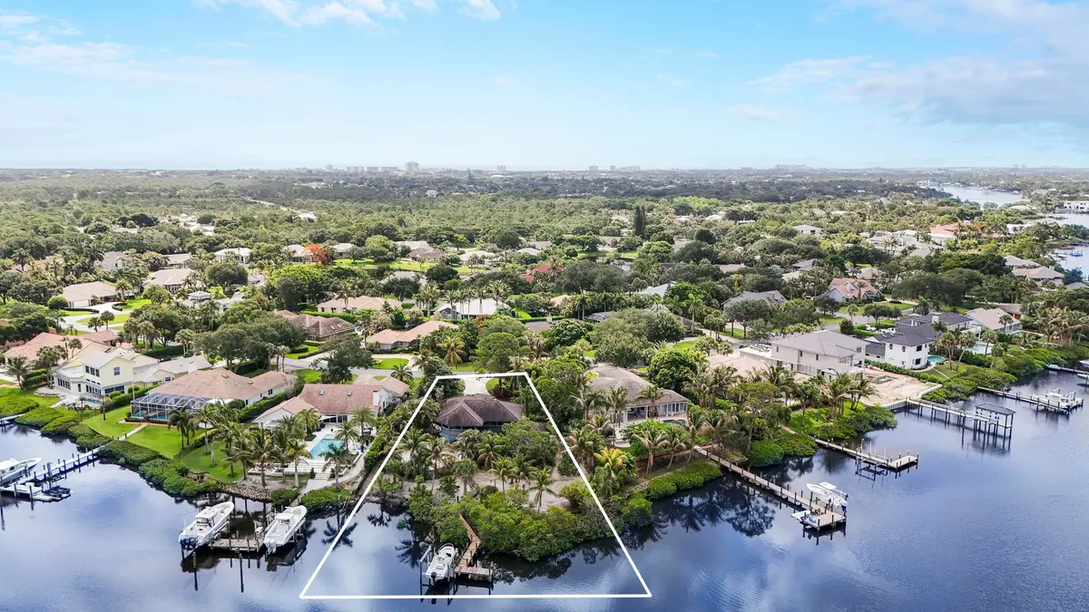 Aerial at 18791 SE River Ridge Road, Jupiter