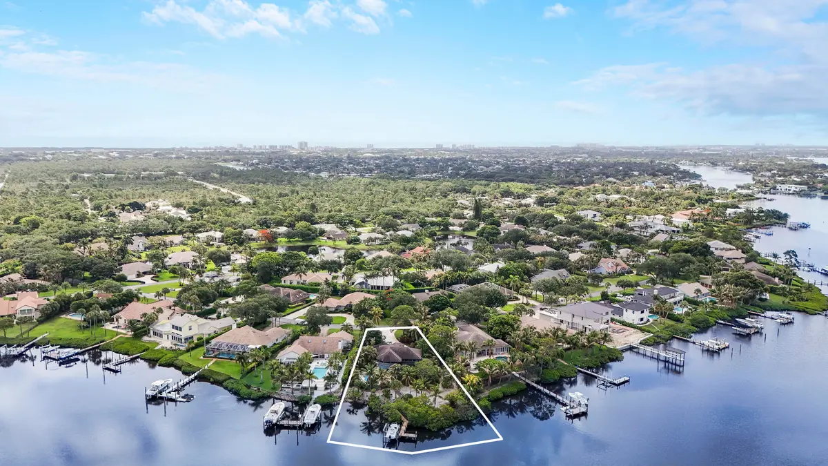 Aerial at 18791 SE River Ridge Road, Jupiter