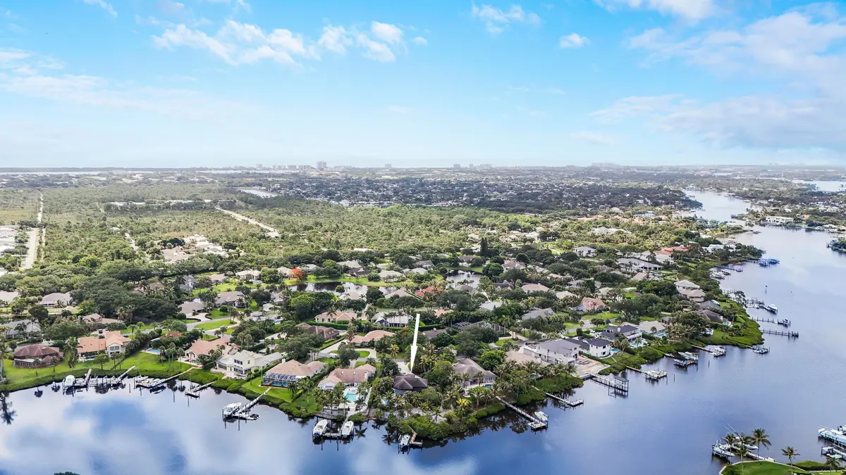 Aerial at 18791 SE River Ridge Road, Jupiter