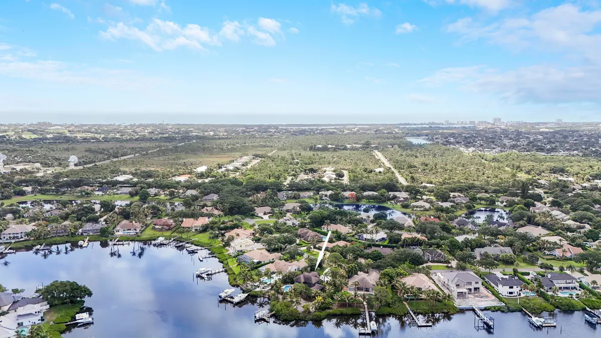 Aerial at 18791 SE River Ridge Road, Jupiter