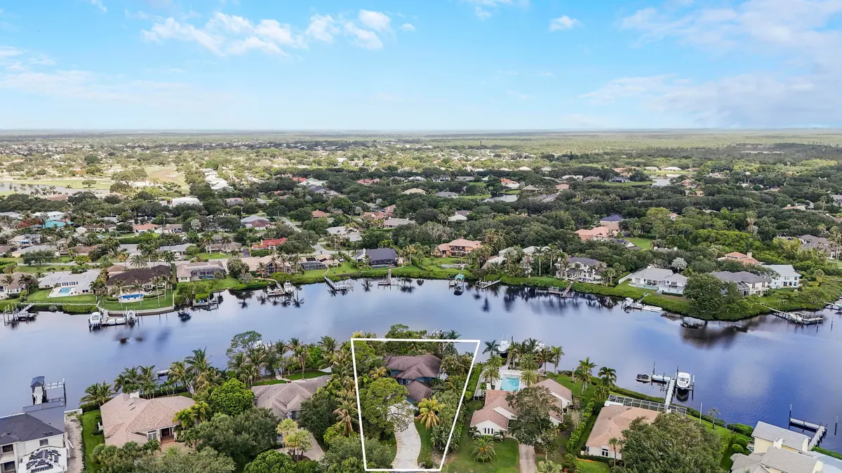 Aerial at 18791 SE River Ridge Road, Jupiter