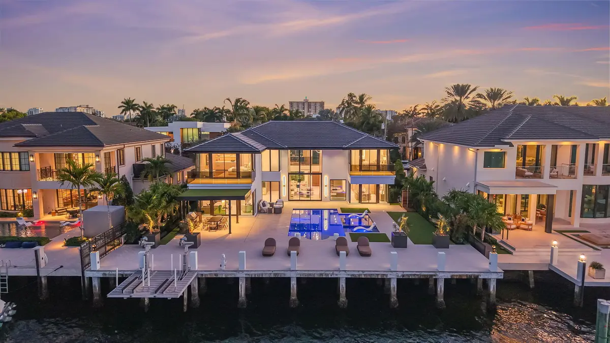 2533 Rear Elevation at 2533 Aqua Vista Boulevard, Fort Lauderdale
