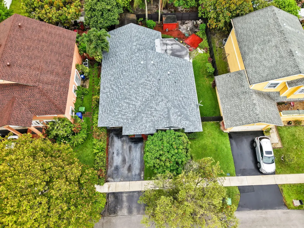 Aerial View at 9720 SW 12th Street, Pembroke Pines