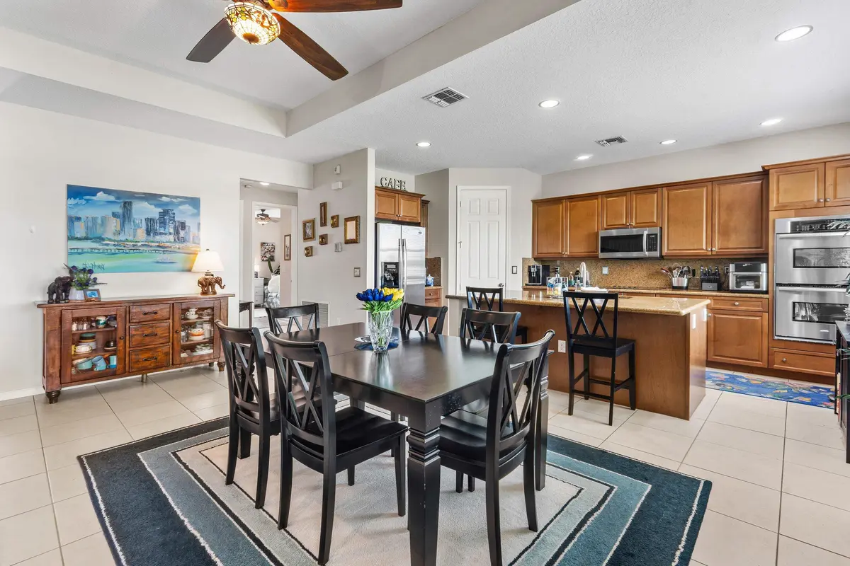 Dining area at 2404 Bellarosa Circle, Royal Palm Beach