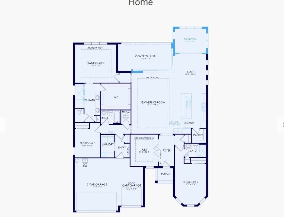Floorplan at 10470 SW Highpointe Drive 127, Stuart