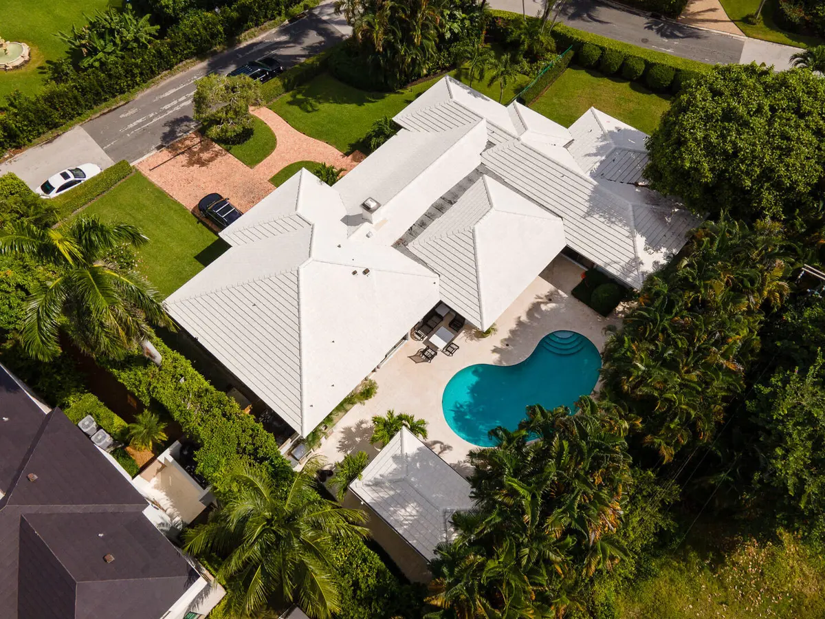 Aerial at 202 Coral Lane, Palm Beach