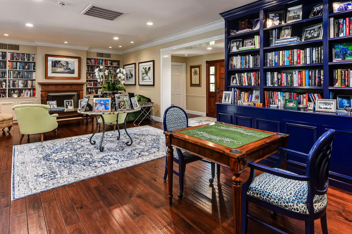 Living room at 202 Coral Lane, Palm Beach